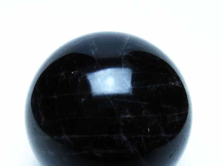 モリオン 黒水晶 丸玉 64mm 一点物 151-9555