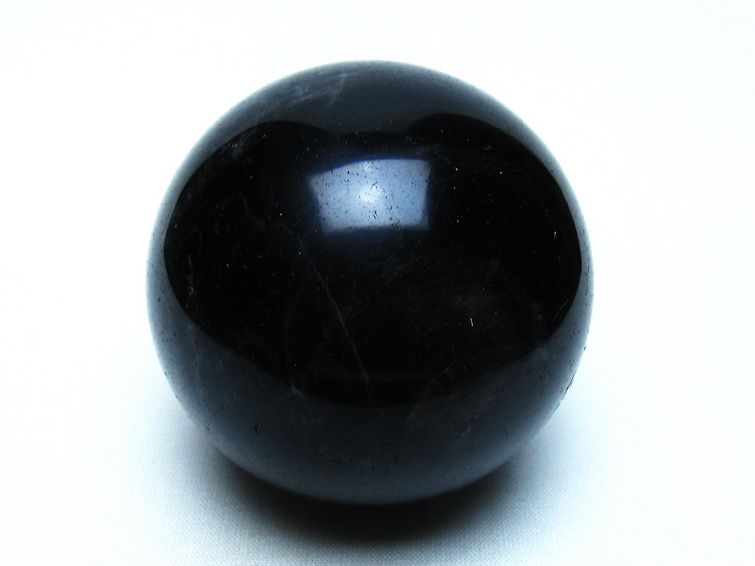 モリオン 黒水晶 丸玉 64mm 一点物 151-9556