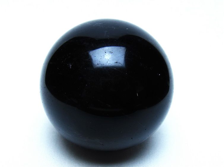 モリオン 黒水晶 丸玉 65mm 一点物 151-9558