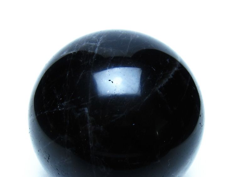 モリオン 黒水晶 丸玉 65mm 一点物 151-9560