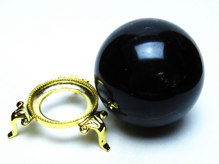 モリオン 黒水晶 丸玉 67mm 一点物 151-9563
