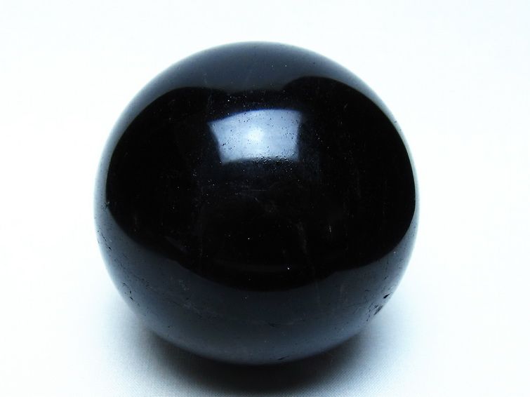 モリオン 黒水晶 丸玉 75mm 一点物 151-9565