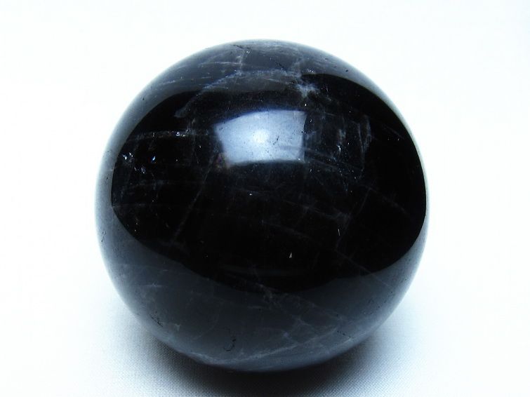 モリオン 黒水晶 丸玉 71mm 一点物 151-9566