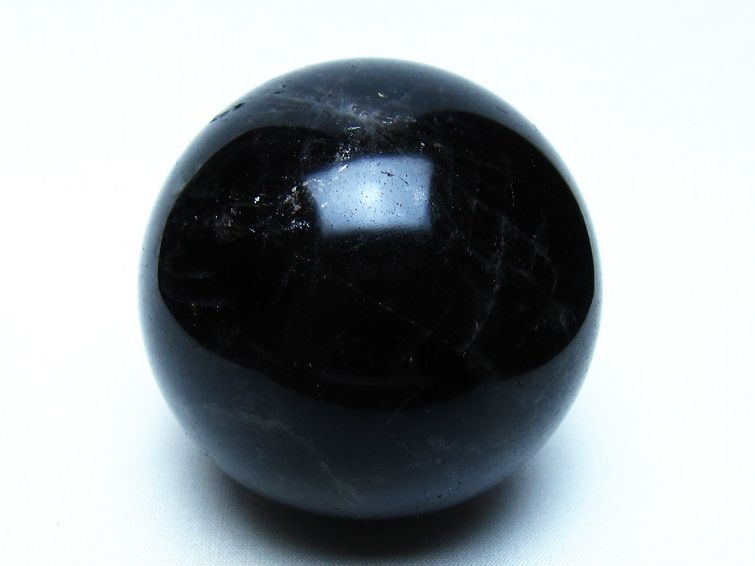 モリオン 黒水晶 丸玉 71mm 一点物 151-9567