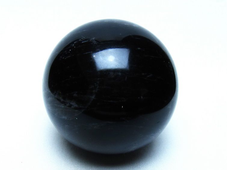 モリオン 黒水晶 丸玉 71mm 一点物 151-9568