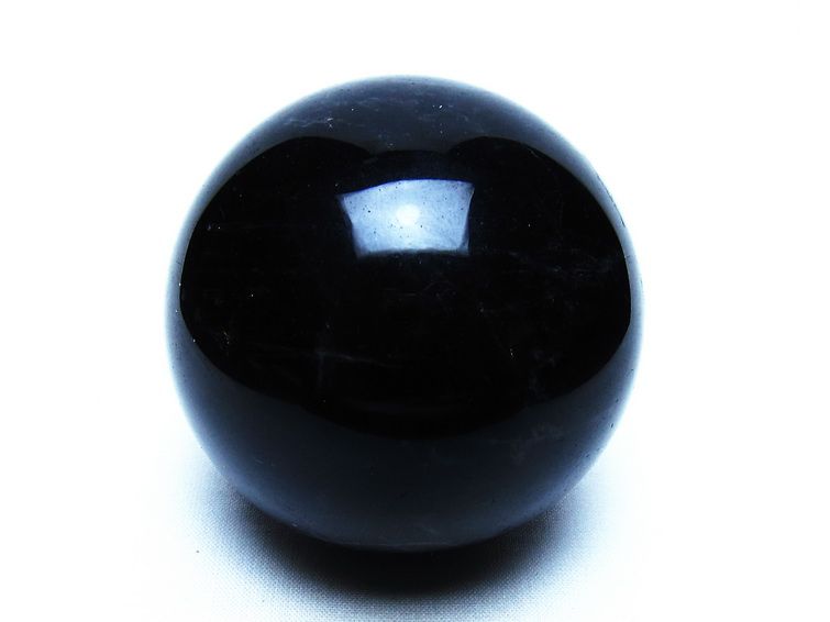 モリオン 黒水晶 丸玉 69mm 一点物 151-9569
