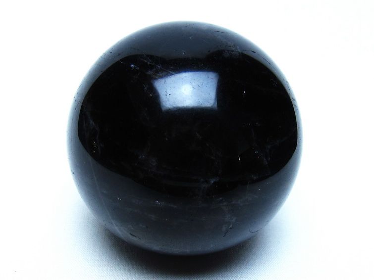 モリオン 黒水晶 丸玉 65mm 一点物 151-9571
