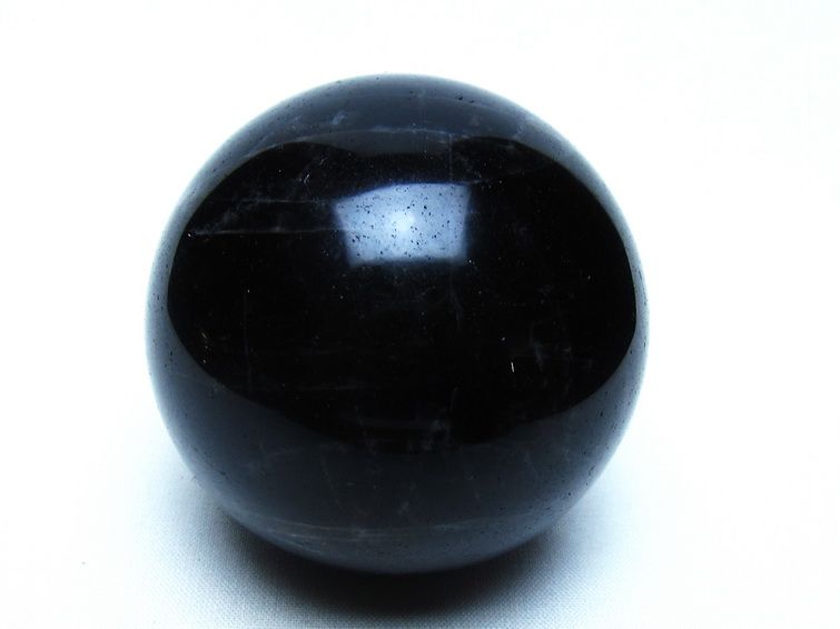 モリオン 黒水晶 丸玉 64mm 一点物 151-9572