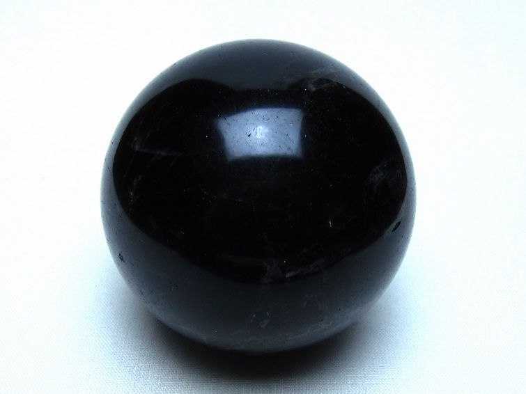 モリオン 黒水晶 丸玉 62mm 一点物 151-9576
