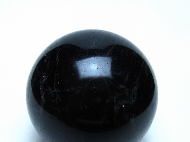 モリオン 黒水晶 丸玉 61mm 一点物 151-9579