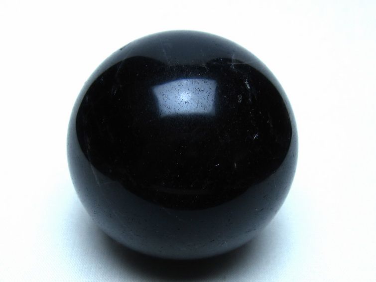 モリオン 黒水晶 丸玉 60mm 一点物 151-9584