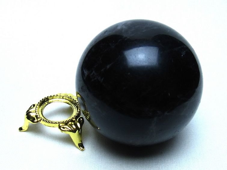 モリオン 黒水晶 丸玉 60mm 一点物 151-9585 【sold out】