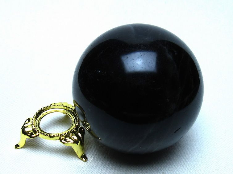 モリオン 黒水晶 丸玉 59mm 一点物 151-9589 【sold out】