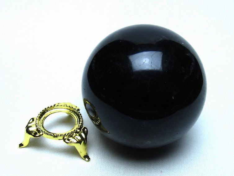 モリオン 黒水晶 丸玉 58mm 一点物 151-9591 【sold out】
