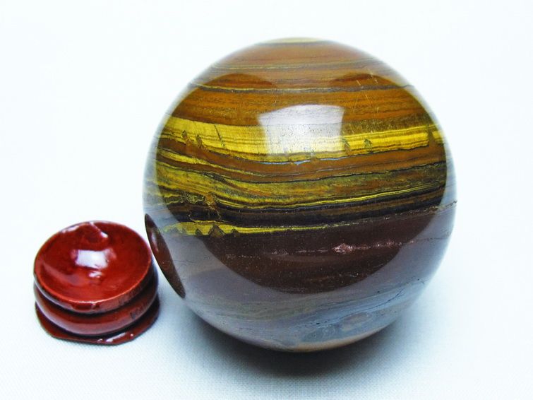 アイアンタイガーアイ 丸玉 57mm 一点物 151-9799