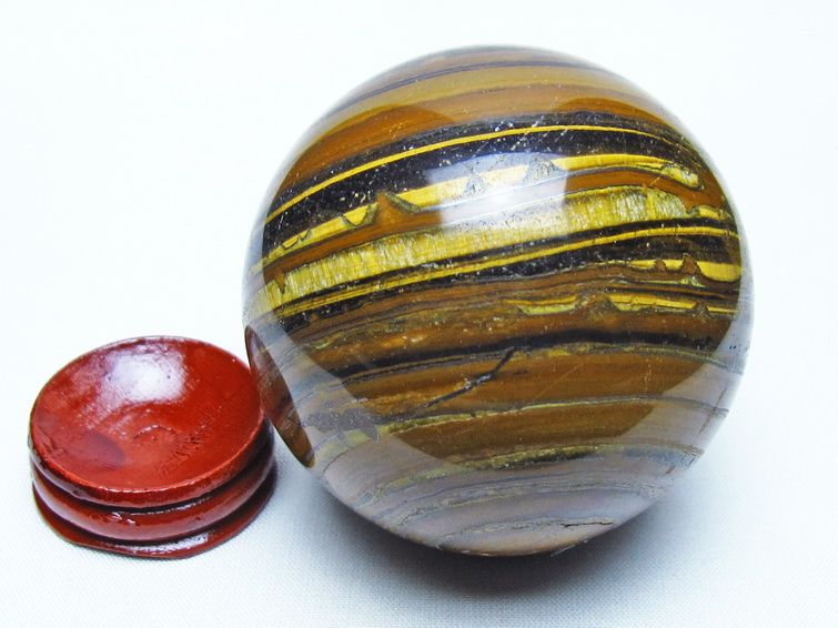 アイアンタイガーアイ 丸玉 65mm 一点物 151-9807