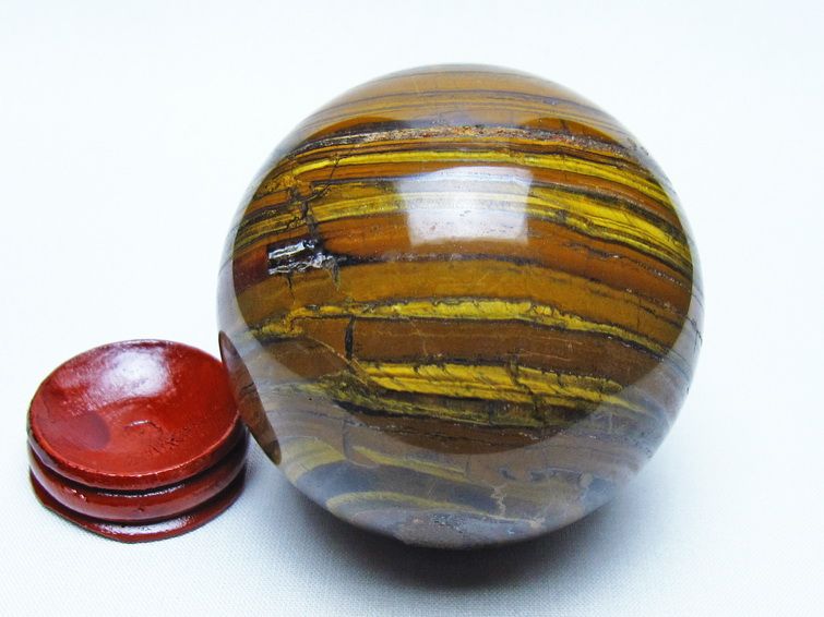 アイアンタイガーアイ 丸玉 68mm 一点物 151-9810