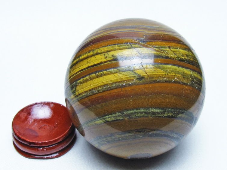 アイアンタイガーアイ 丸玉 69mm 一点物 151-9812