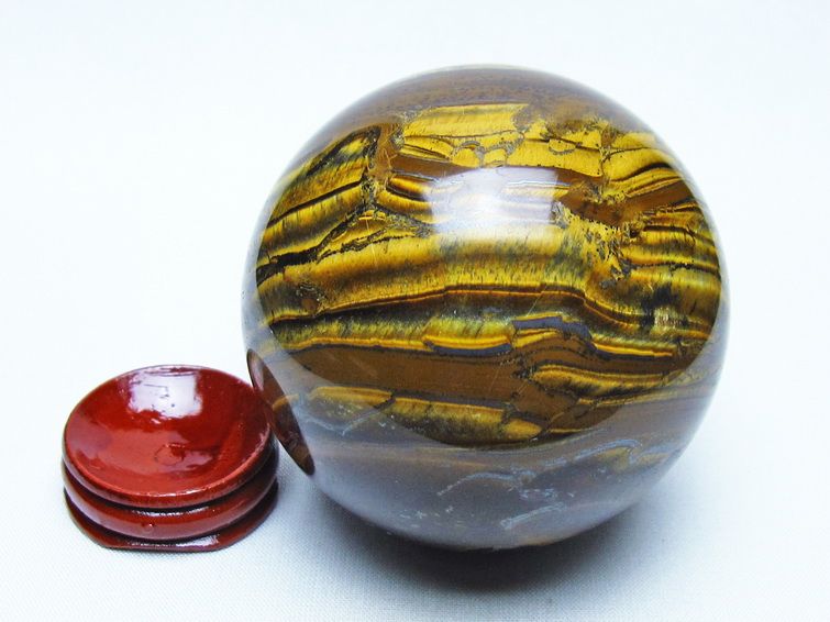 アイアンタイガーアイ 丸玉 72mm 一点物 151-9819