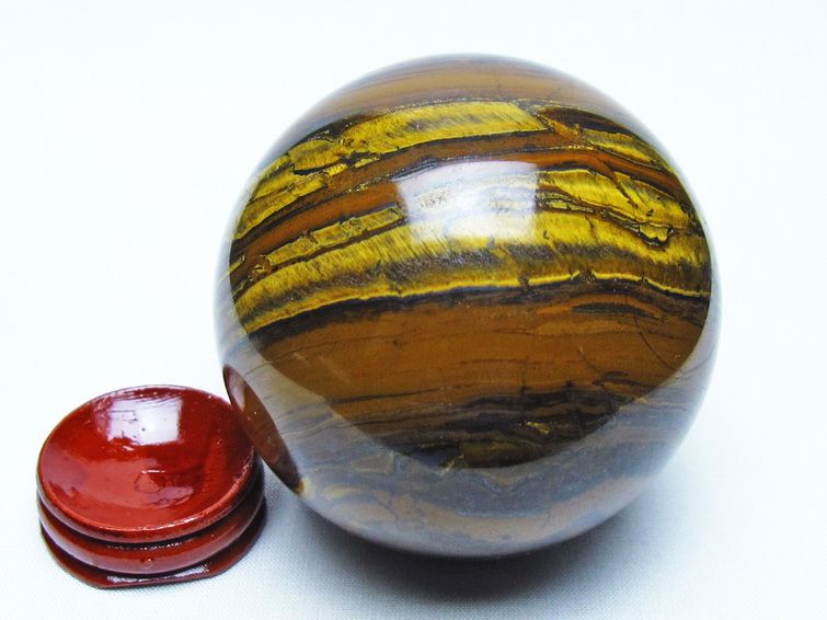 アイアンタイガーアイ 丸玉 72mm 一点物 151-9823