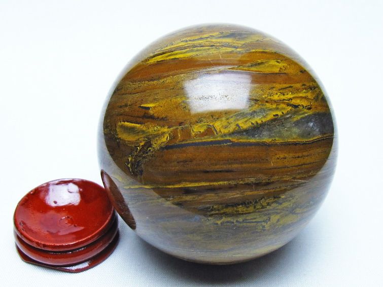 アイアンタイガーアイ 丸玉 74mm 一点物 151-9827