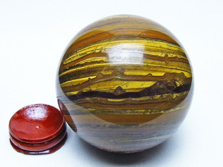 アイアンタイガーアイ 丸玉 77mm 一点物 151-9831