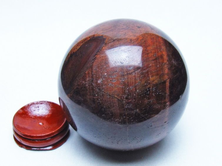 レッドタイガーアイ 丸玉 74mm 一点物 151-9835