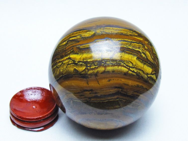 アイアンタイガーアイ 丸玉 74mm 一点物 151-9839