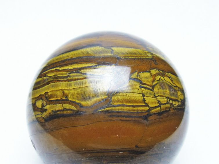 アイアンタイガーアイ 丸玉 66mm スフィア 置物 一点物 151-9848