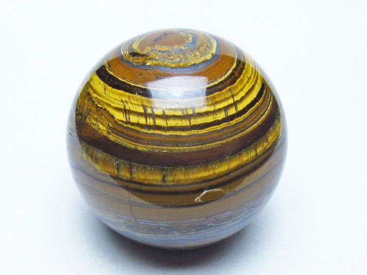 アイアンタイガーアイ 丸玉 58mm スフィア 置物 一点物 151-9877