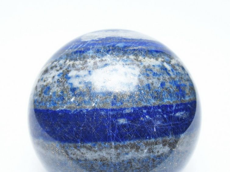 ラピスラズリ 丸玉 64mm スフィア 置物 一点物 151-9989