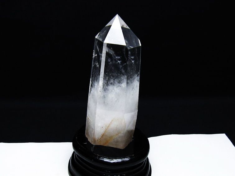水晶 六角柱 台座付属 一点物  152-3069