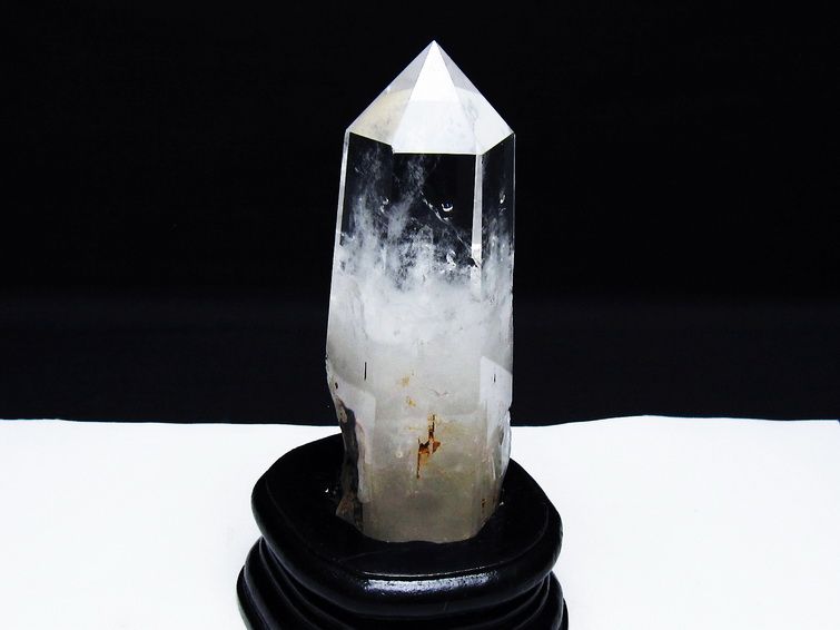 水晶 六角柱 台座付属 一点物  152-3073