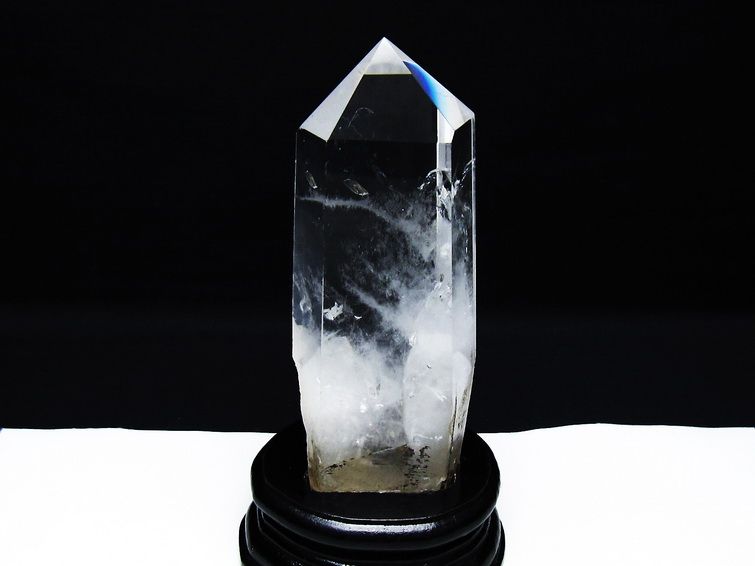水晶 六角柱 台座付属 一点物  152-3090