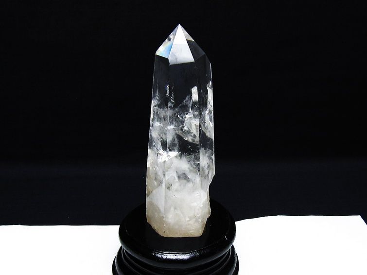 水晶 六角柱 台座付属 一点物  152-3104