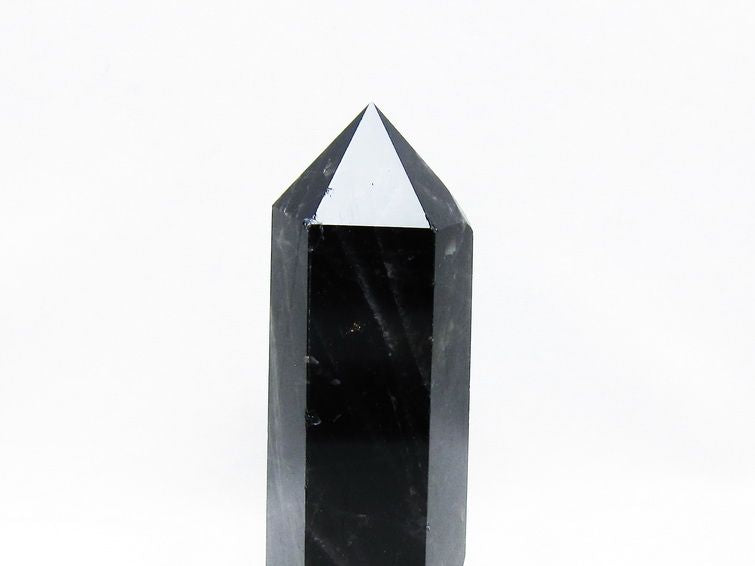 モリオン 黒水晶 六角柱 ポイント 置物 一点物 152-3664