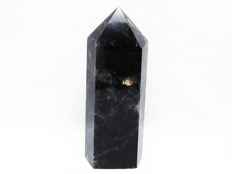 モリオン 黒水晶 六角柱 ポイント 置物 一点物 152-3671