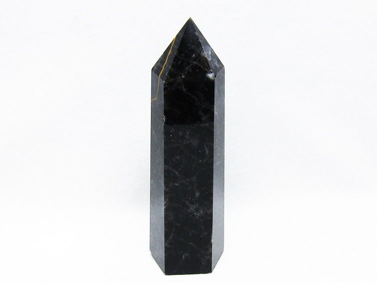 モリオン 黒水晶 六角柱 ポイント 置物 一点物 152-3679