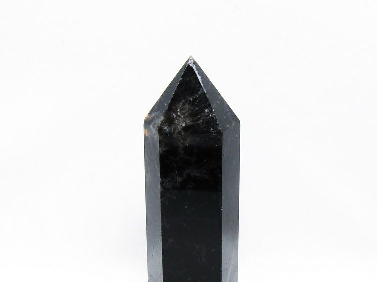 モリオン 黒水晶 六角柱 ポイント 置物 一点物 152-3680