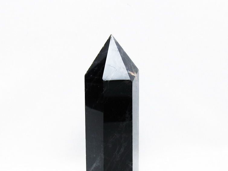 モリオン 黒水晶 六角柱 ポイント 置物 一点物 152-3680