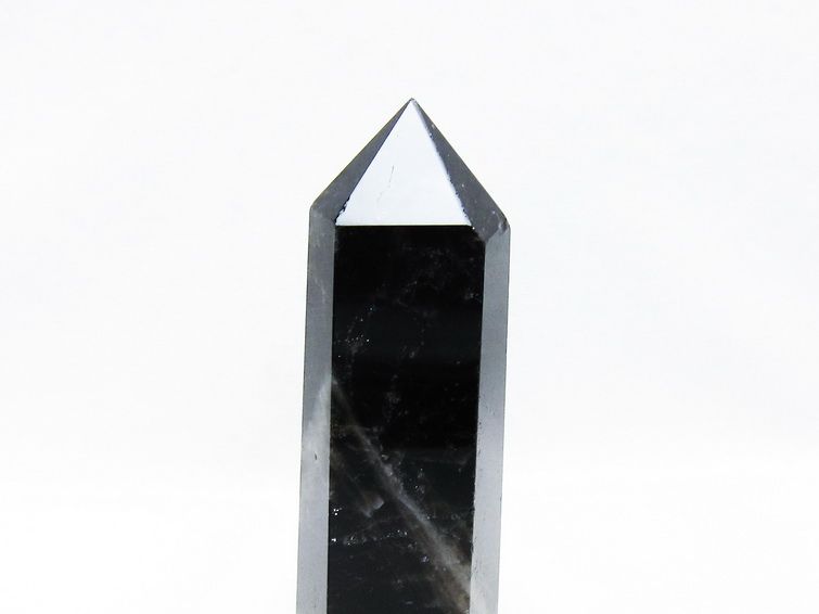 モリオン 黒水晶 六角柱 ポイント 置物 一点物 152-3690