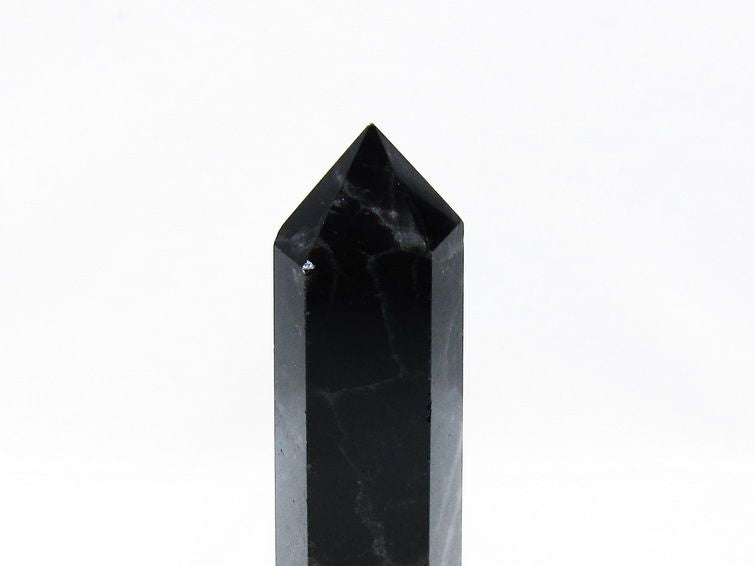 モリオン 黒水晶 六角柱 ポイント 置物 一点物 152-3690