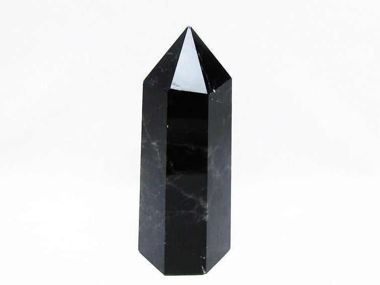 モリオン 黒水晶 六角柱 ポイント 置物 一点物 152-3704