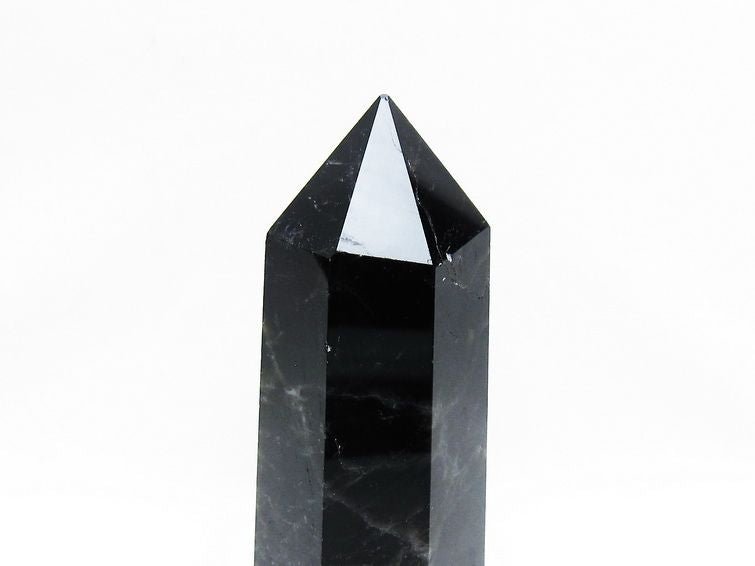 モリオン 黒水晶 六角柱 ポイント 置物 一点物 152-3704