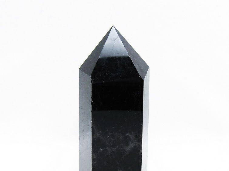 モリオン 黒水晶 六角柱 ポイント 置物 一点物 152-3705