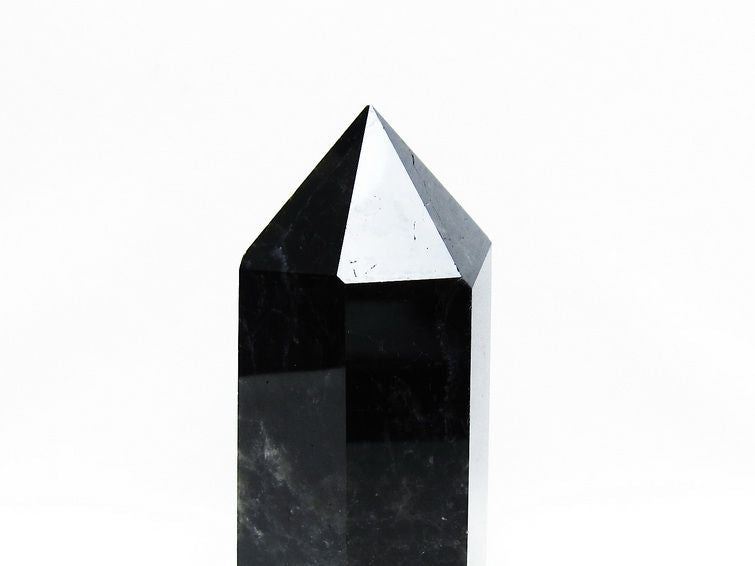 モリオン 黒水晶 六角柱 ポイント 置物 一点物 152-3705