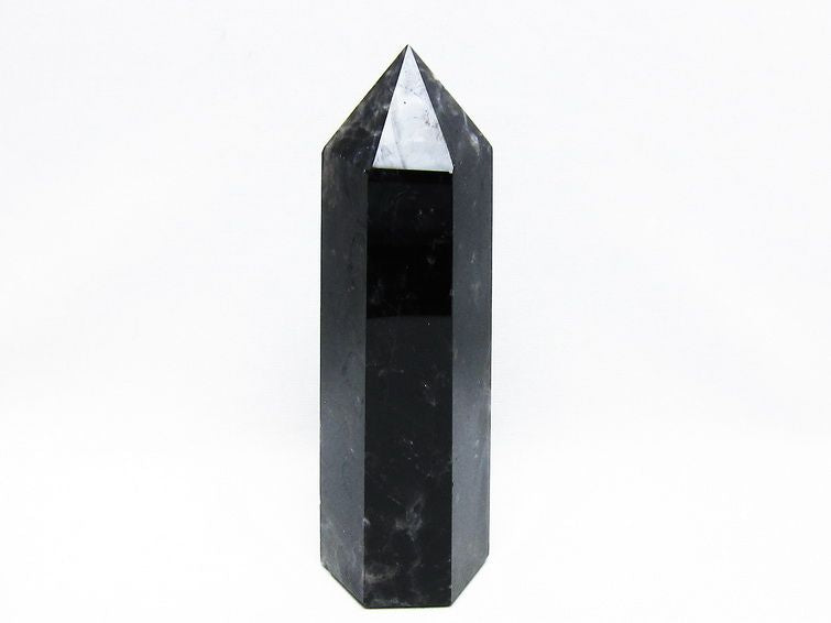 モリオン 黒水晶 六角柱 ポイント 置物 一点物 152-3707