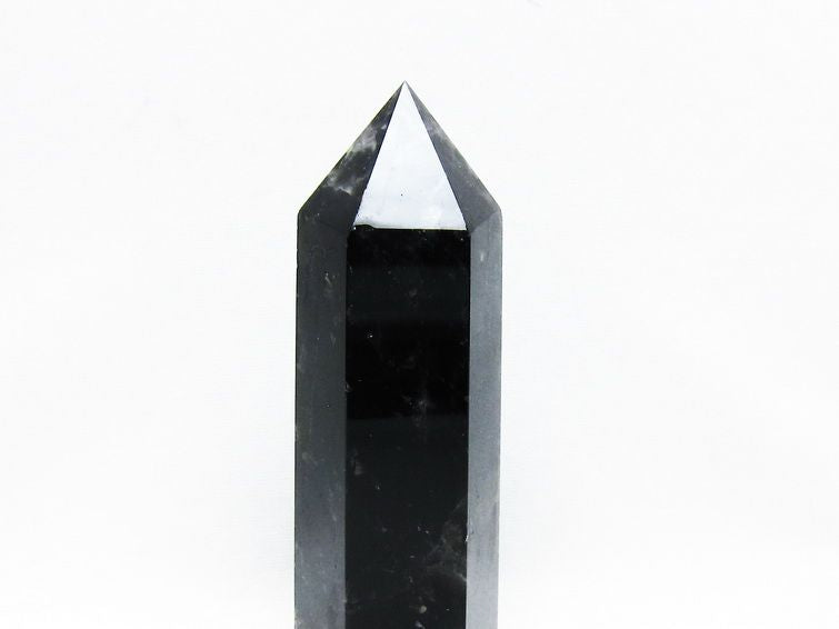 モリオン 黒水晶 六角柱 ポイント 置物 一点物 152-3707
