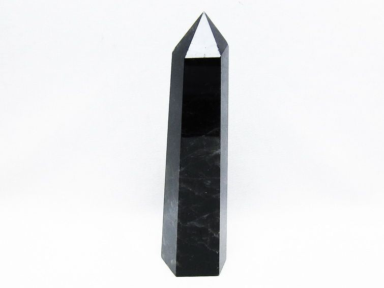 モリオン 黒水晶 六角柱 ポイント 置物 一点物 152-3710