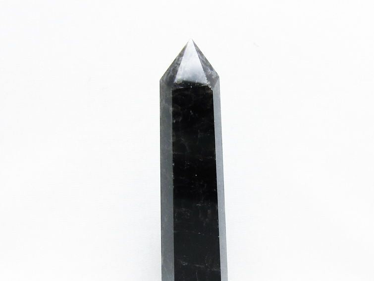 モリオン 黒水晶 六角柱 ポイント 置物 一点物 152-3711